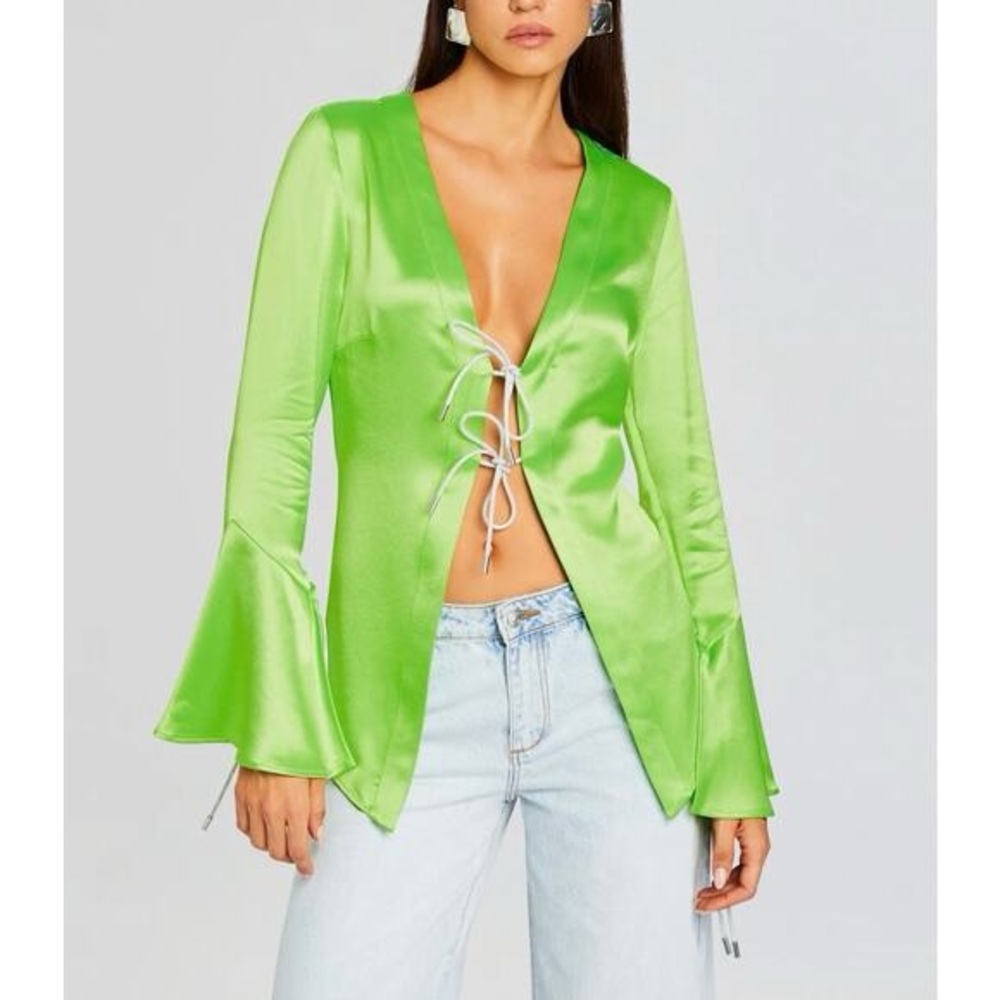 Retrofete Svea Blouse Neon Green